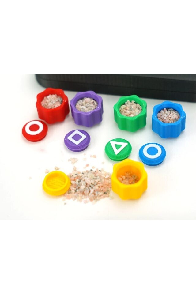 Squid Game 5 Taş Oyun Seti Kutulu Kumlu