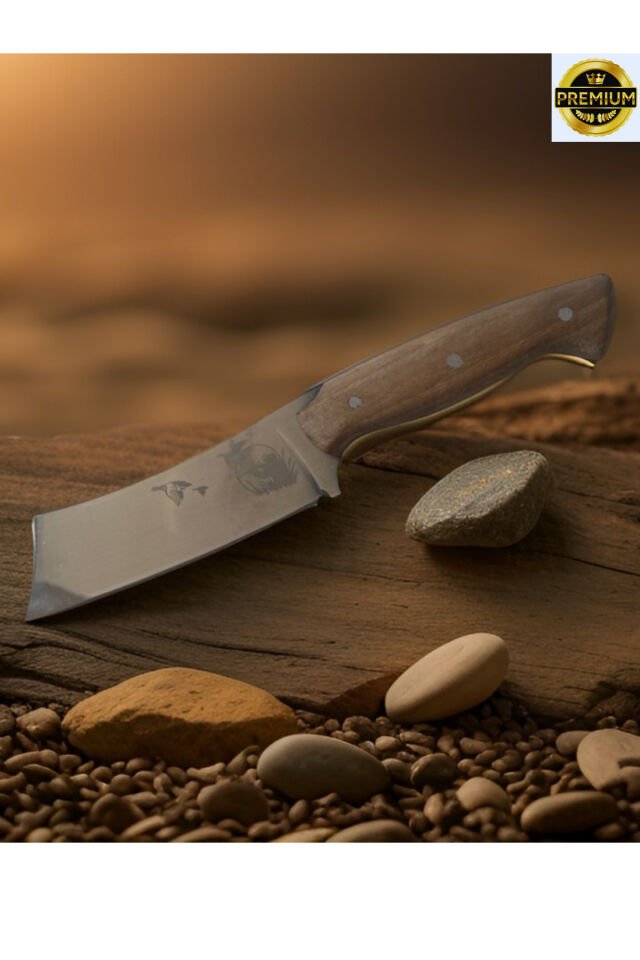 Ahşap Saplı Avcı Bıçağı Duck Tanto