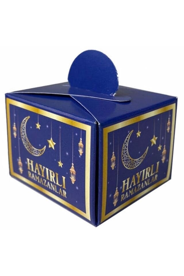 Lokumluk Karton Kutu Hayırlı Ramazanlar 25 Adet