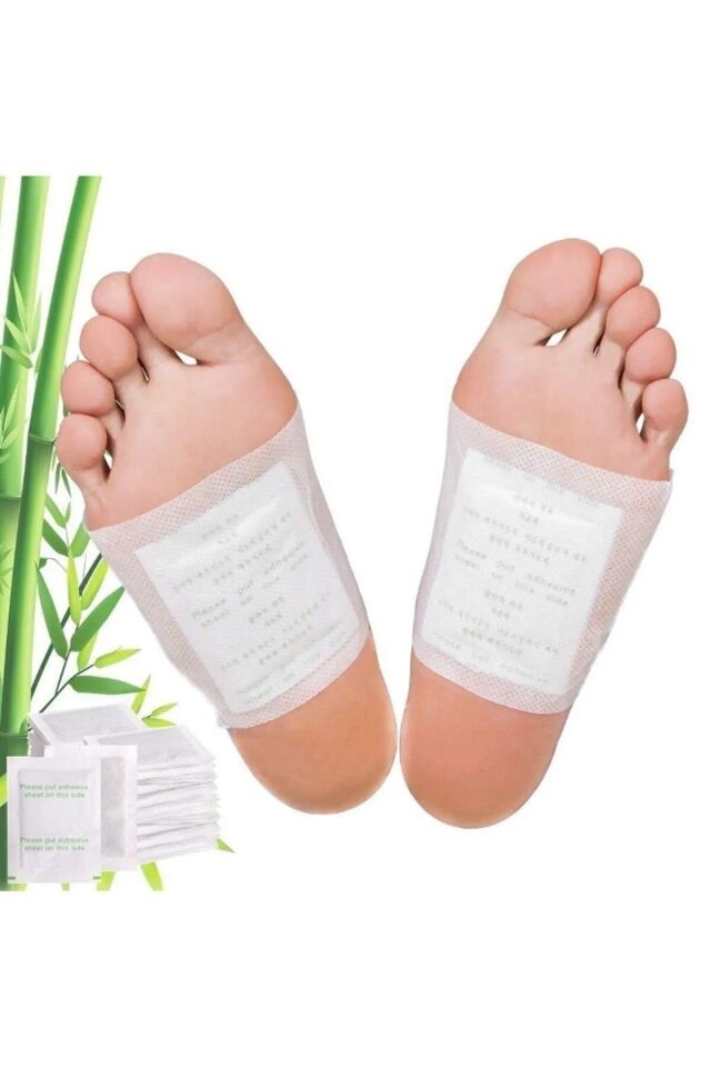 Detox Ayak Bandı Toksin Ayak Bantı Ayak Detoks Bandı Ayak Detoksu Bant 10 Adet Kinok