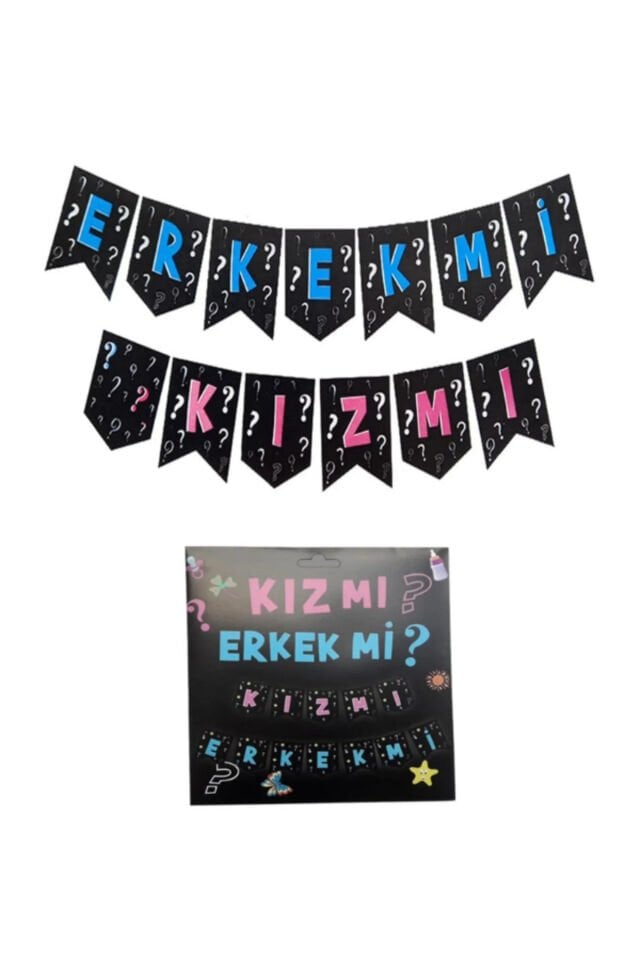 Cinsiyet Partisi Kız mı Erkek mi Banner Uzar Yazı