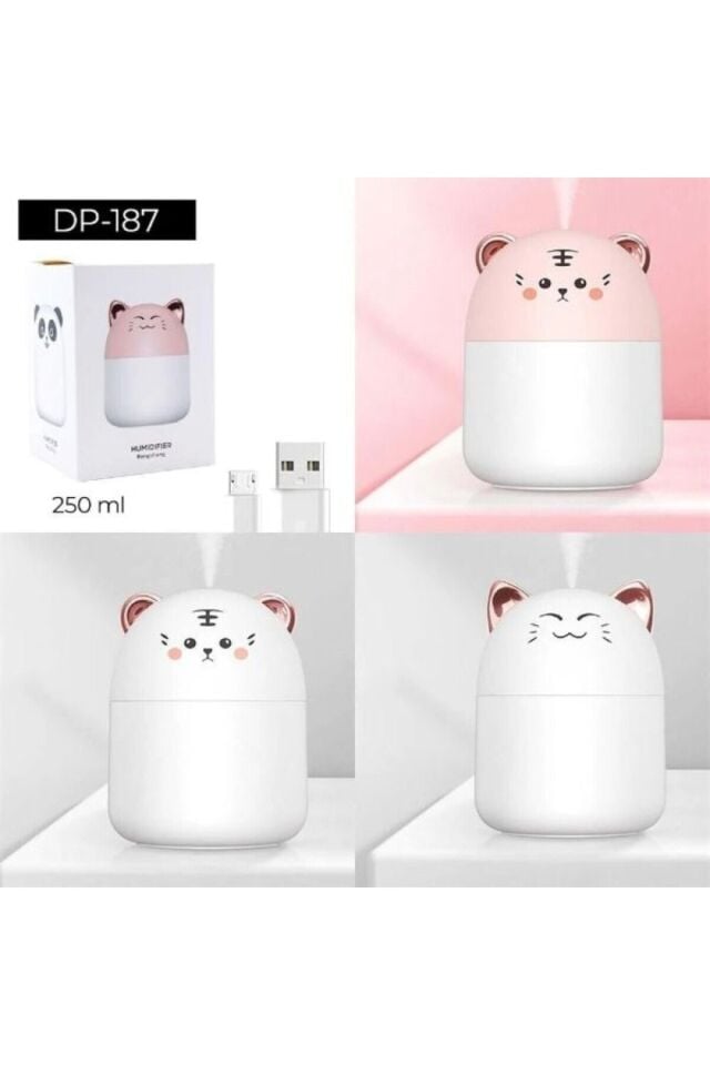 Kedi Tasarımlı Hava Nemlendirici