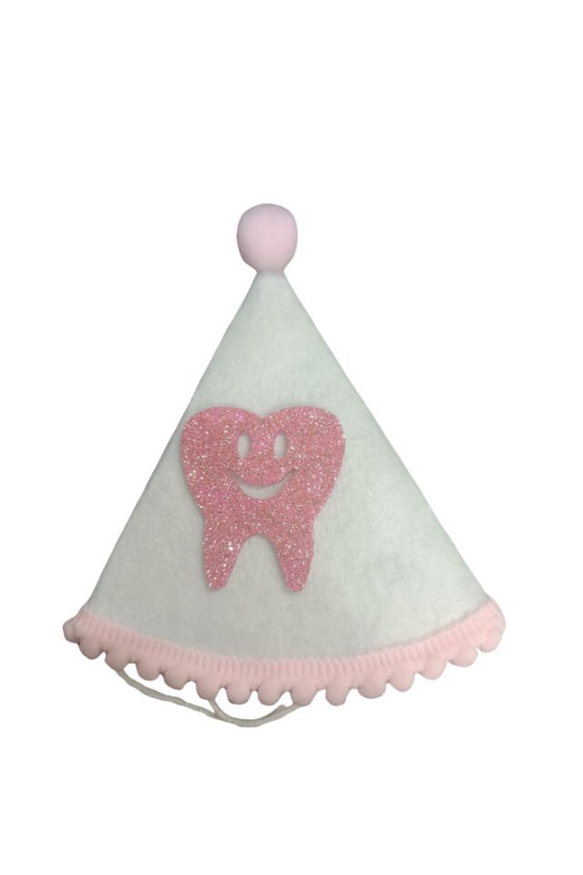 Kız Bebek İlk Dişim Bebek Parti Şapkası Diş buğdayı Dişim çıktı Diş Partisi