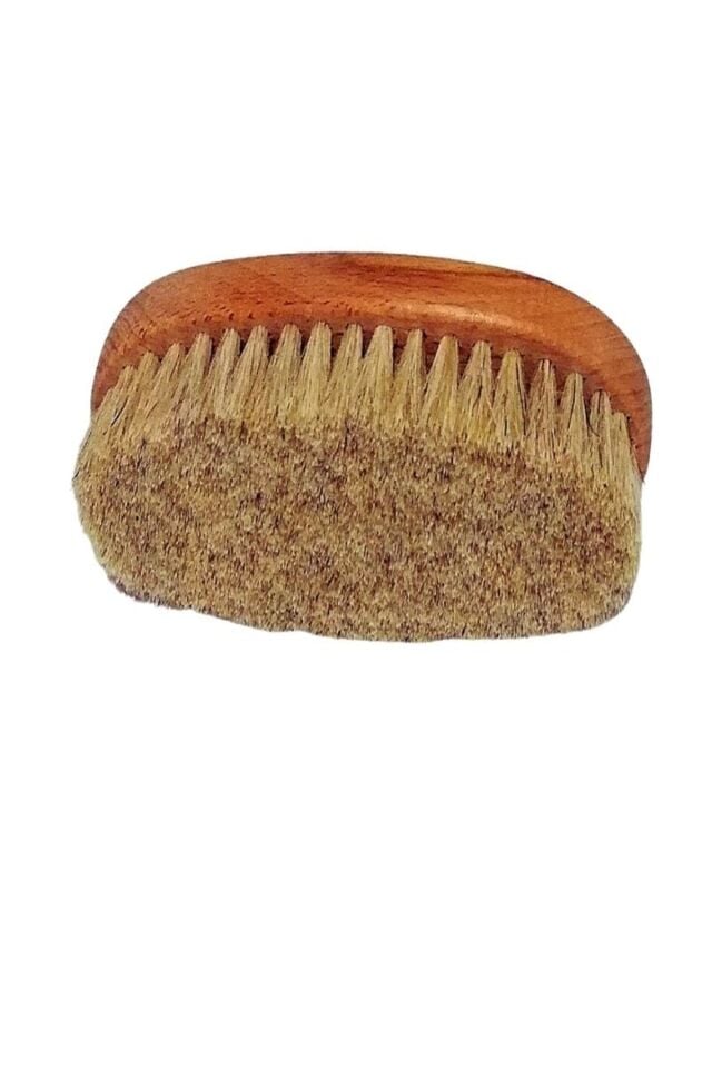 %100 Doğal At Kılı Banyo Selülit Fırçası, Doğal Ahşap