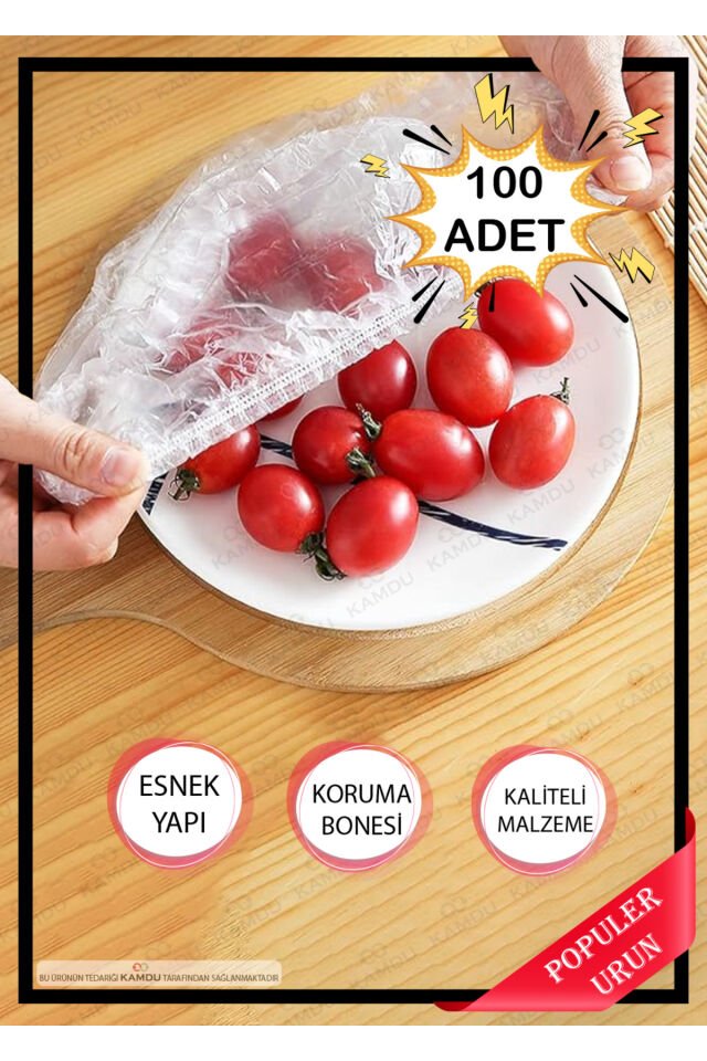 Tencere Bonesi ( 100 Adet ), Gıda Bonesi, Yemek Bonesi, Çok Amaçlı Bone