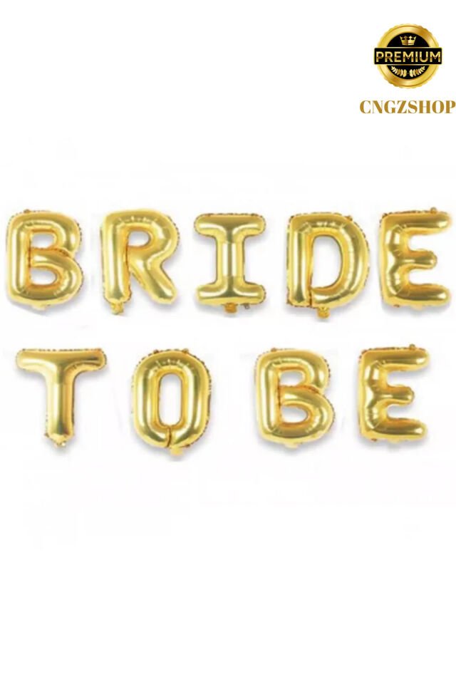 Bride To Be Bekarlığa Veda Partisi 16 inç 36 Cm Folyo Balon Seti,