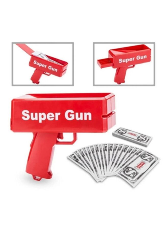 Super Money Gun - Para Dolar Saçma Para Atma Tabancası
