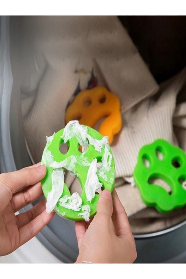 Tüy Toz Toplayıcı Pati Tasarımlı Yıkanabilir Pratik Kıl Tüy Saç Toz Temizleyici Toplayıcı