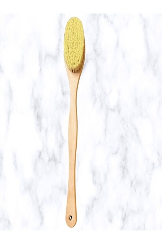 Doğal Tampiko Otu Saplı Vücut Fırçası 45 Cm