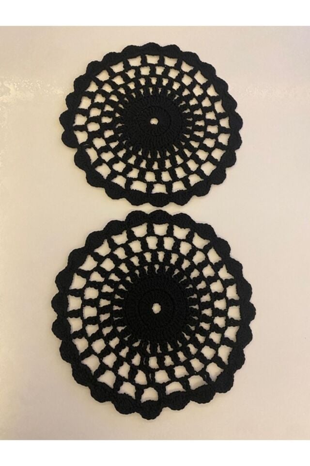 2'li Polyester Soft Makrome Ipten El Işi El Işçiliği Supla 32 Cm