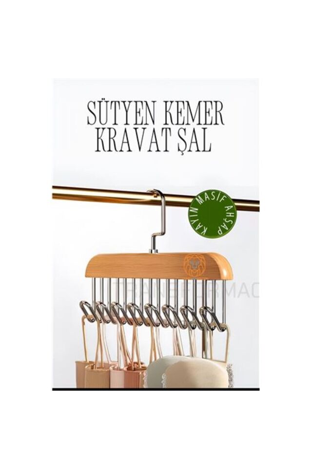 Byrarb  Dolap İçi Askı Sütyen Şal Kravat Kemer Çanta 720103 Byrnew