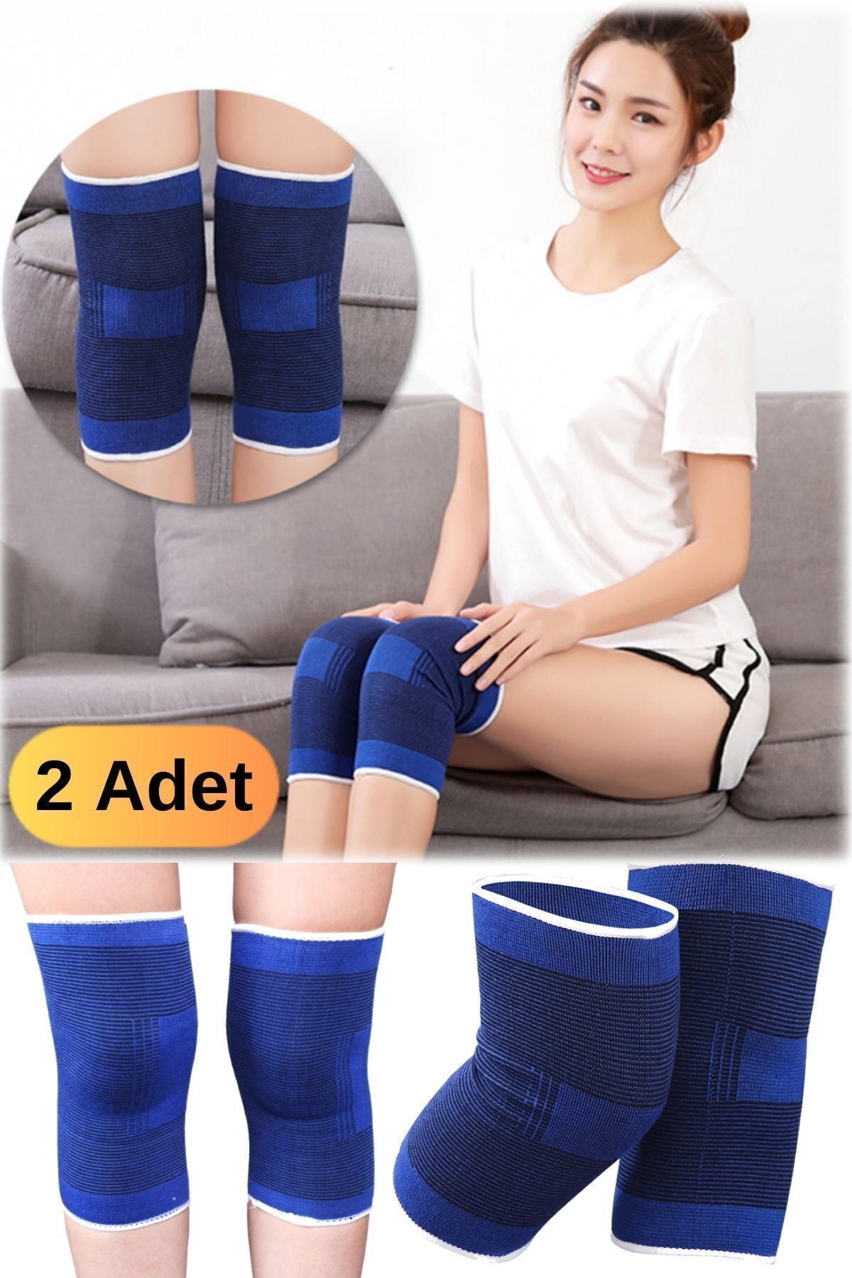 1 Çift Sporcu Dizlik Seti Dirsek Diz Koruyucu Universal