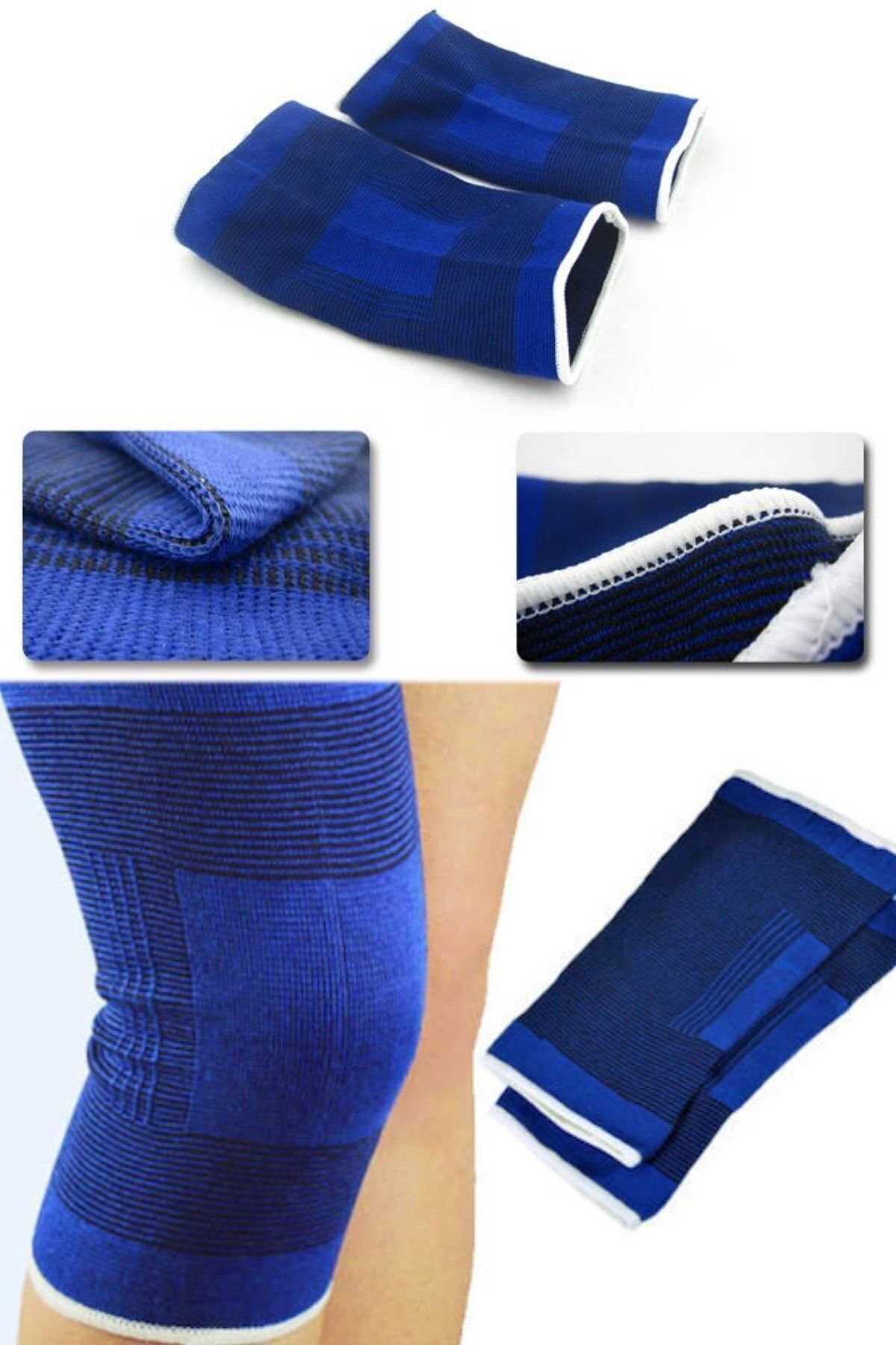 1 Çift Sporcu Dizlik Seti Dirsek Diz Koruyucu Universal