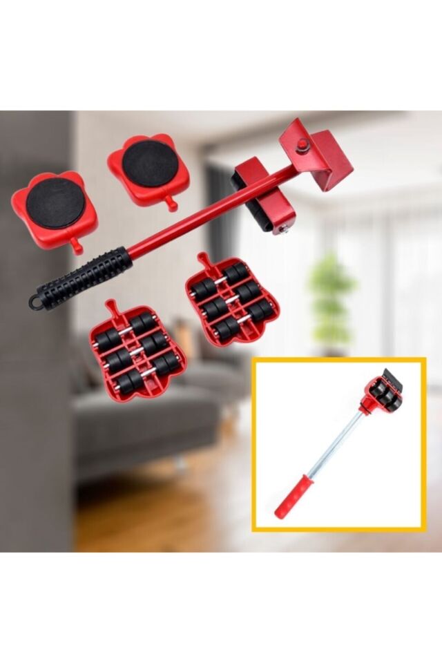 Pratik Tekerlekli Basit Pratik Ağır Beyaz Eşya Mobilya Taşıma Kaydırma Aleti Aparatı Seti