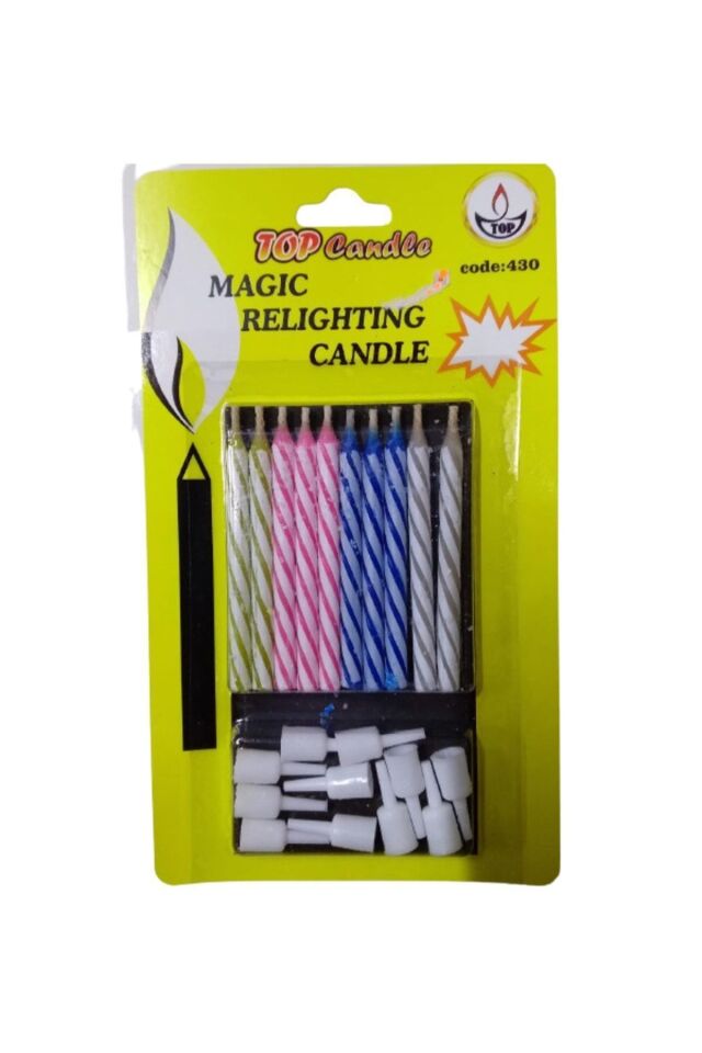 Magıc Relıgh Candle Sönmeyen Mum 10'lu