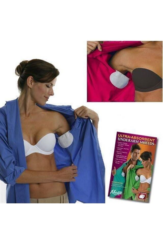 Koltuk Altı Pedi Ter Emici Yapraklar Koltuk Altı Bant Koltuk Altı Bandı (12 ADET)