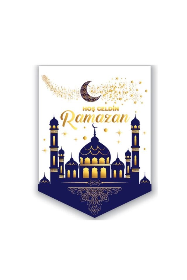 Ramazan Seti - Hoş Geldin Ramazan Kumaş Flama Bayrak