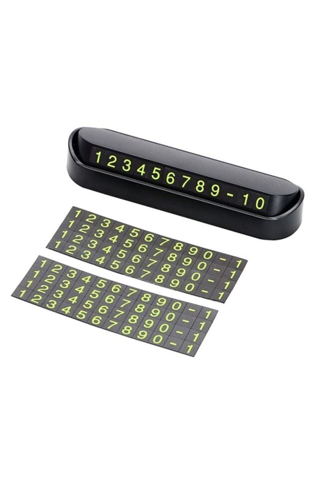 Araç İçi Telefon Numarası Bırakma Numaratör Parkmatik Araba Parktel Numaramatik