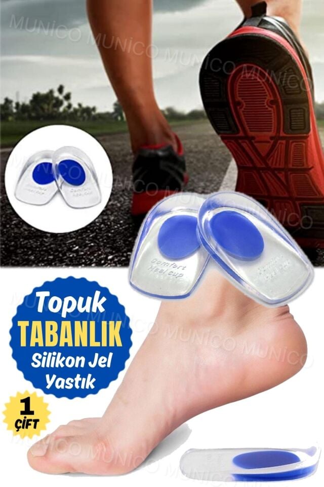 1 Çift Boy Uzun Gösteren Ayak Tabanlığı Jel Tedavi İçin Topuk Ağrısı Ayak Ağrısı Azaltıcı İşçi Memur