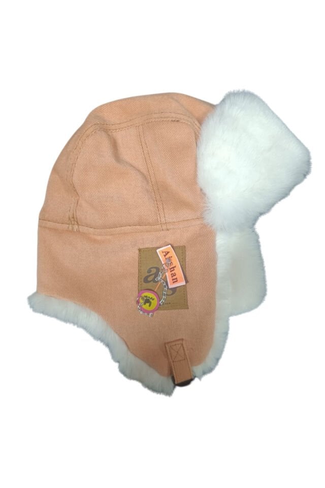 UNİSEX SUNİ KÜRKLÜ PİLOT RUS ŞAPKASI KAYAK ŞAPKASI