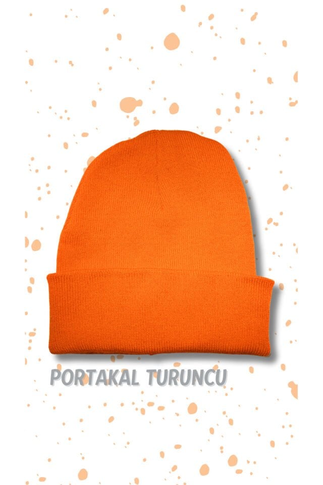 Unisex Katlamalı Bere RENGARENK