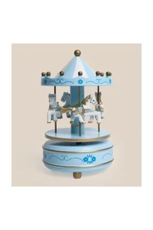 Müzik Kutusu Atlı Karınca Karışık Renk ( Çap: 10 Cm, Yükseklik: 18 Cm)