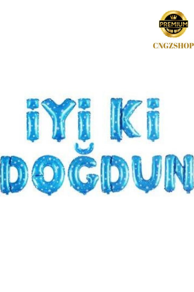Folyo Balon 16 ınc İyiki Doğdun Seti