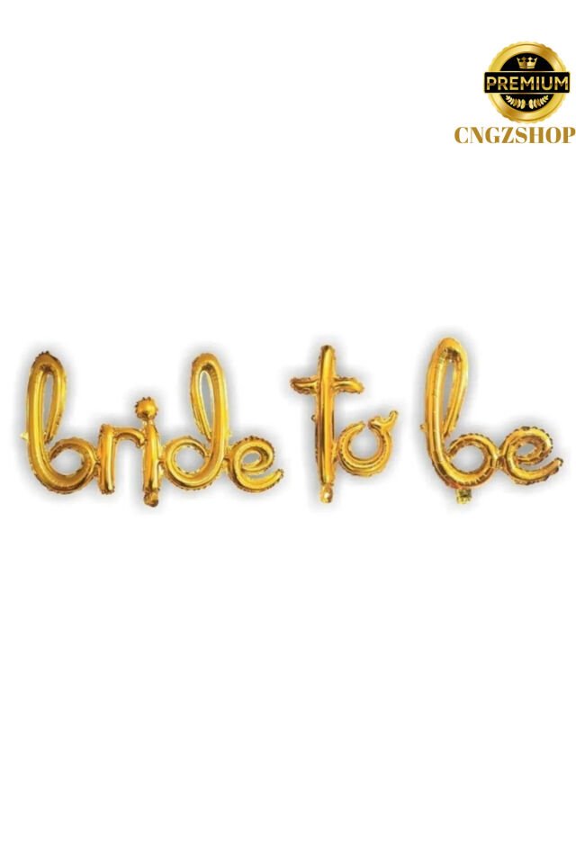 Bride To Be Bekarlığa Veda Partisi 16 inç 36 Cm Folyo Balon Seti,