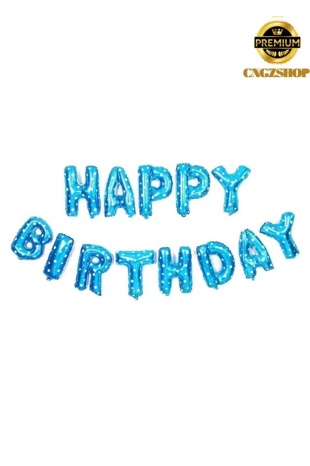 Doğum Günü Partiniz İçin Şık ve Eğlenceli Folyo Balon ''Happy Birthday''