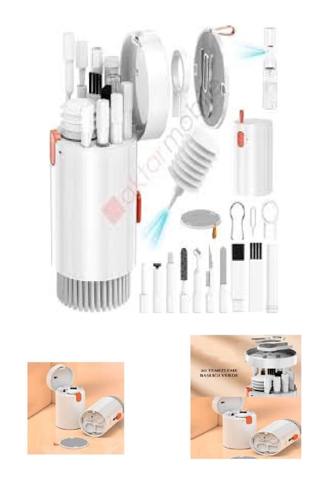 Ev Ofis Araç İçin Kullanabilinen Derin Temizlik Yapmanızı Sağlayan Elektronik Temizleme Kiti 20 İn 1