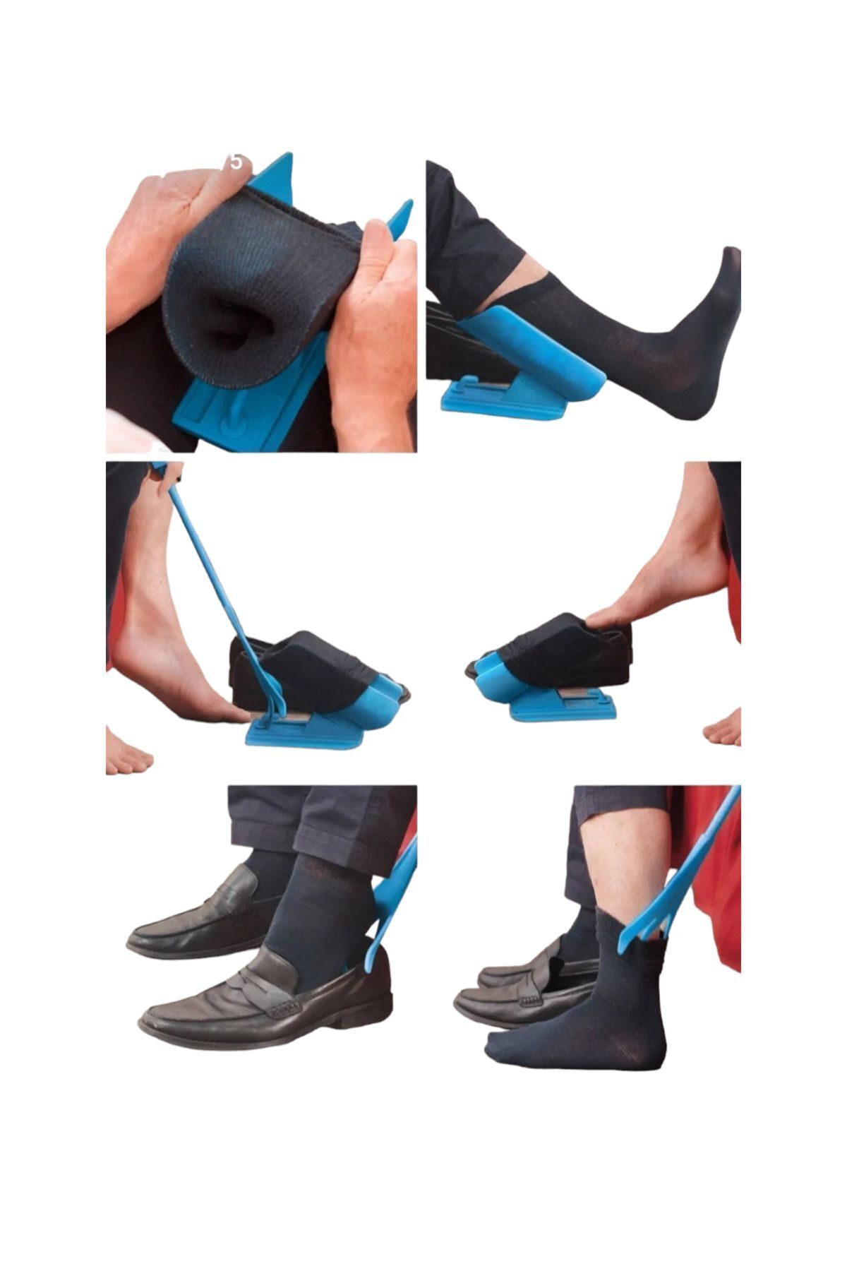 Çorap Giyme ve Çıkarma Aparatı - Bel Fıtığı - Hamile - Kolay Çorap Giyme