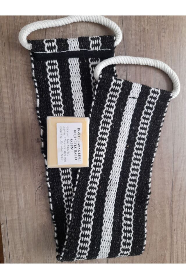 128-) Kecı Kılı Sırt Kesesı 75 Cm Ballı Keçi Sütü Sabunu